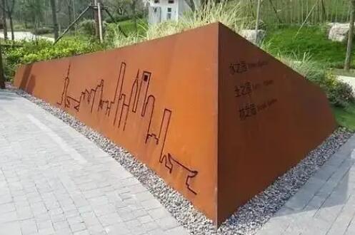 松溪耐候钢挡土墙